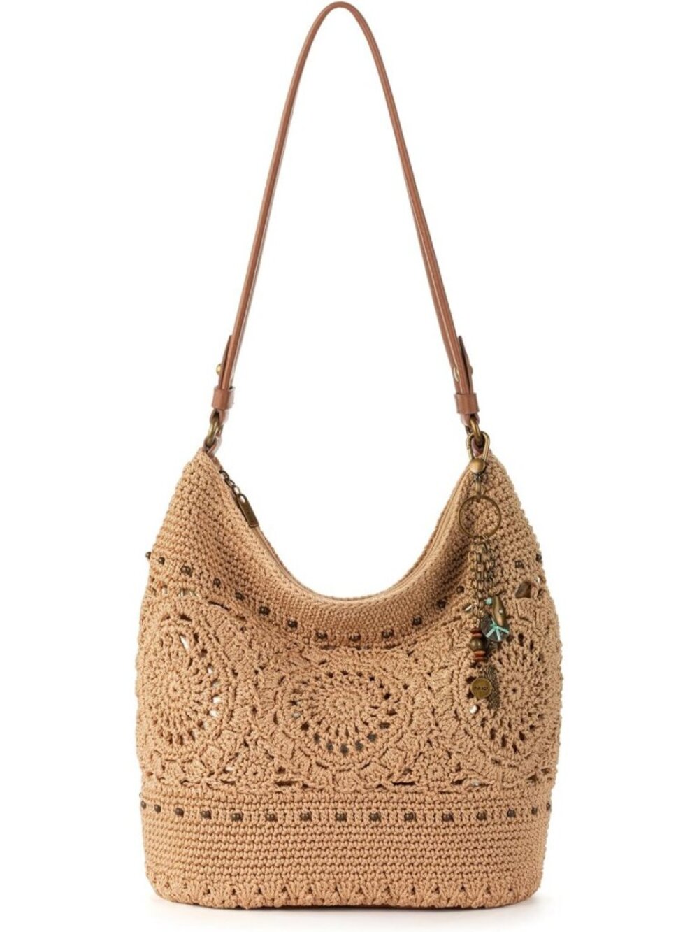 Hand Crochet Large Hobo Bag - Stylish Women's Purse for Everyday & Travel